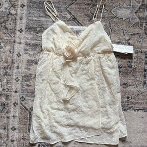 Flora Nikrooz floral embroidered chemise nightie NEW size S